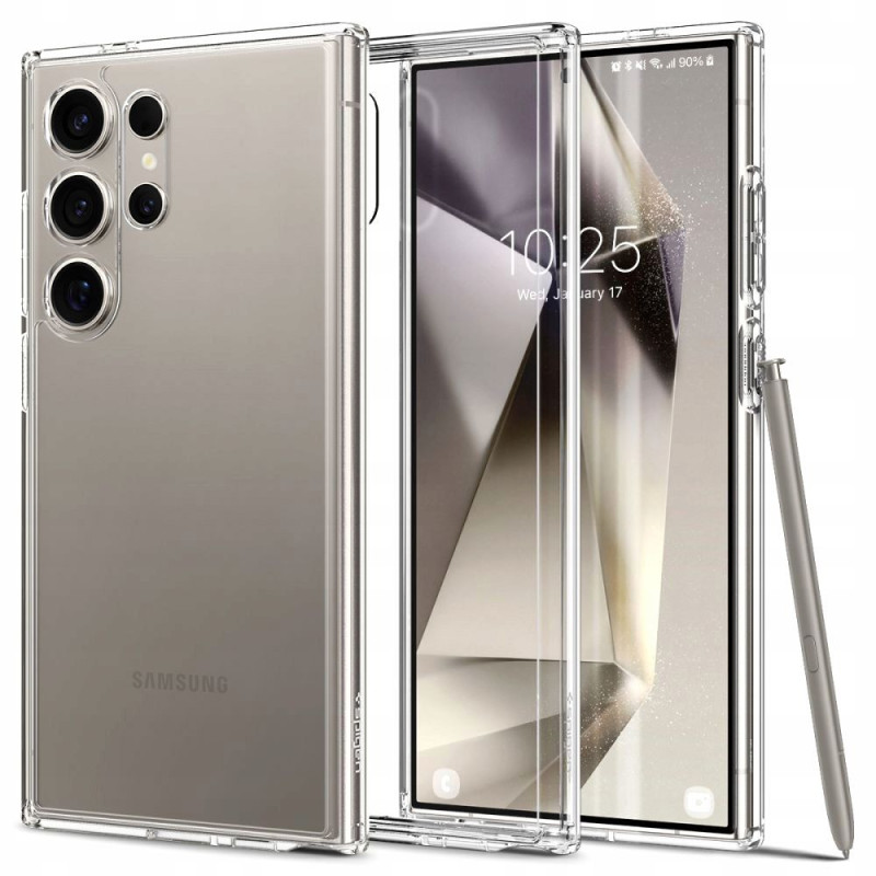 Kryt Spigen ULTRA HYBRID pro Galaxy S24 Ultra - transparentní