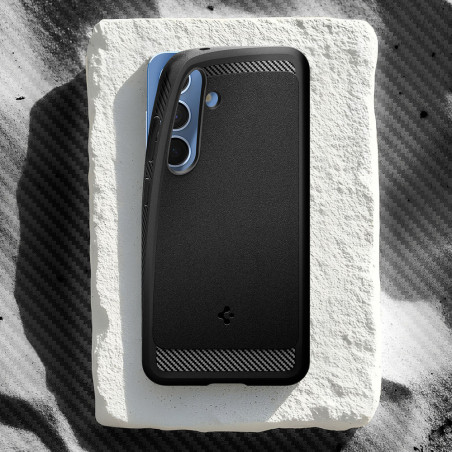 Kryt Spigen Rugged Armor MagSafe pro Galaxy S25 - matná černá
