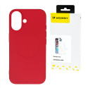 Kryt Wozinsky LIQUID SILICONE MagSafe pro Galaxy S24 FE - červený