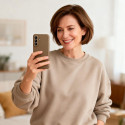 Kryt Tech-Protect ICON Case pro Galaxy A57 5G – hnědá