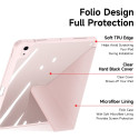 DUX DUCIS Magi Odolný obal s odnímatelným krytem pro iPad Air 10,9" (2020/22) a Pencil, růžový
