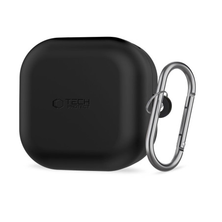 Pouzdro Tech-Protect SILICONE HOOK CASE Galaxy Buds 4/4 Pro černé