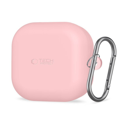 Tech-Protect silikonové pouzdro pro Galaxy Buds 4/4 Pro - růžové