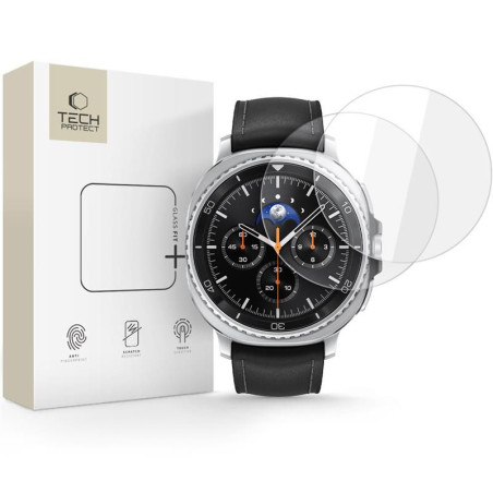 Ochranné sklo Tech-Protect Glass Fit+ 2-pack pro Galaxy Watch 8 Class