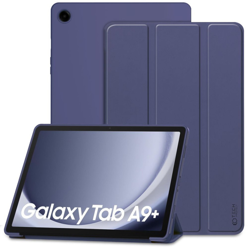 Kryt Tech-Protect SmartCase pro Samsung Galaxy Tab A9+ 11" X210 / X215 / X216 - tmavě modrý