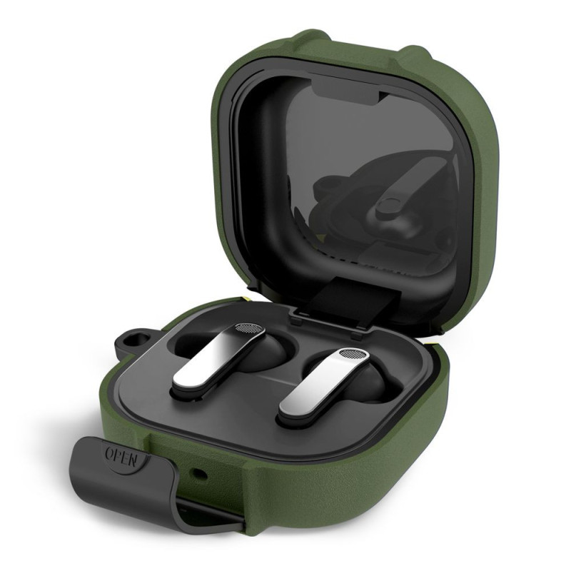 Kryt Tech-Protect SLIM HOOK CASE pro Galaxy Buds 4 / 4 Pro - zelená