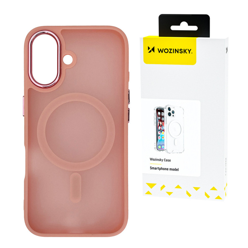 Kryt Wozinsky MAGNETIC COLLECTION MagSafe pro Samsung Galaxy S25 - pink
