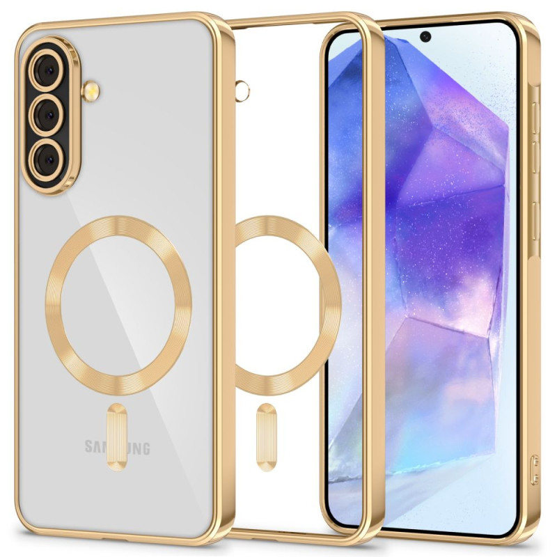 Kryt Tech-Protect MagFlex pro Galaxy A57 5G - transparent/zlatá