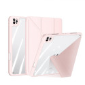 DUX DUCIS Magi Odolný obal s odnímatelným krytem pro iPad Pro 11" (2018/20/21/22) a Pencil, růžový