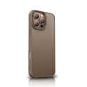 Kryt Wozinsky Carbon Fiber s MagSafe pro Galaxy S25+ - hnědá