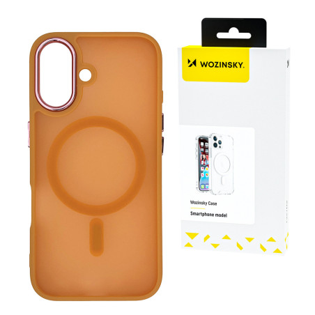 Kryt Wozinsky s MagSafe pro Galaxy S24 FE - oranžová