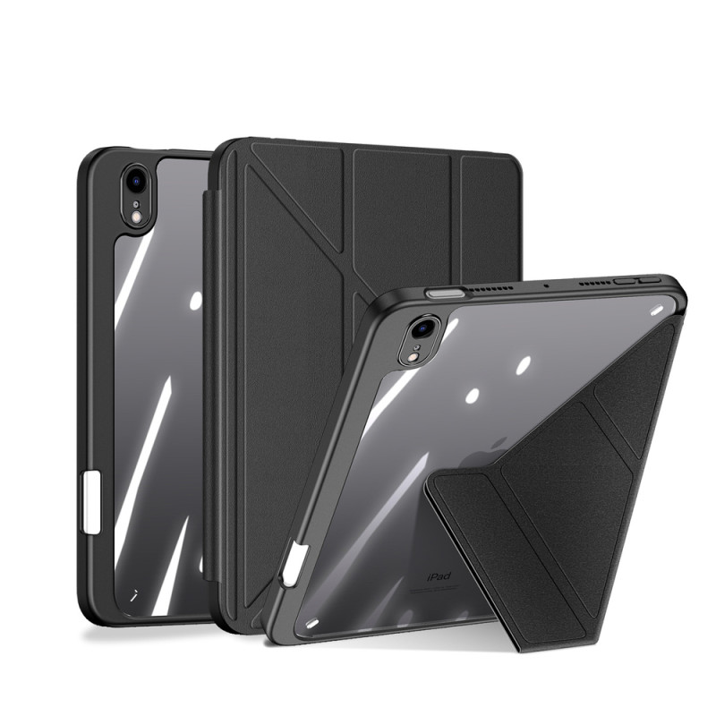 Dux Ducis Magi pouzdro pro iPad mini (2021) – chytré pouzdro s funkcí stojánku a přihrádkou na Apple Pencil, černé