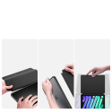 Dux Ducis Magi pouzdro pro iPad mini (2021) – chytré pouzdro s funkcí stojánku a přihrádkou na Apple Pencil, černé
