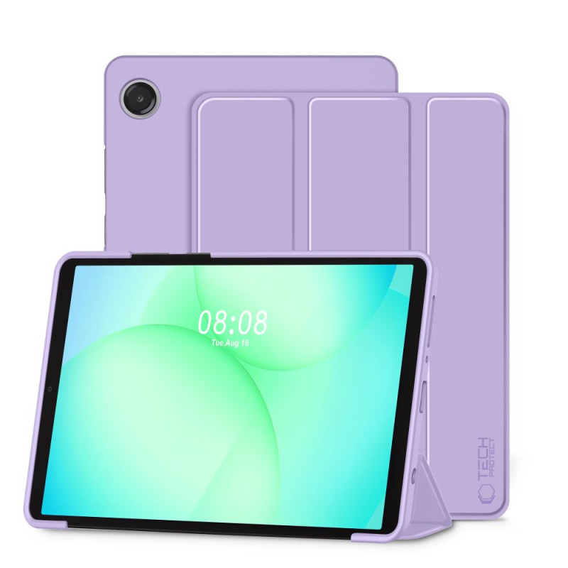 Pouzdro Tech-Protect SmartCase pro Samsung Galaxy Tab A9 / A11 8.7 X110 / X115 / X133 / X135 - fialová