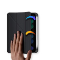 Dux Ducis Magi pouzdro pro iPad mini (2021) – chytré pouzdro s funkcí stojánku a přihrádkou na Apple Pencil, černé