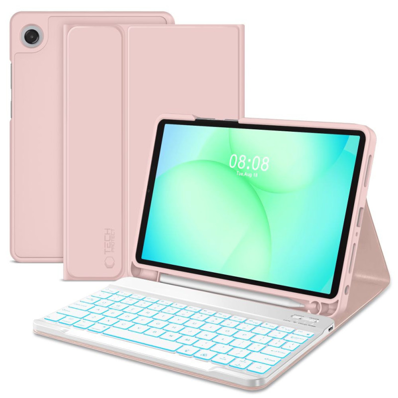 Pouzdro Tech-Protect SC Pen Case pro Galaxy Tab A9+ / A11+ Plus 11.0 - růžová