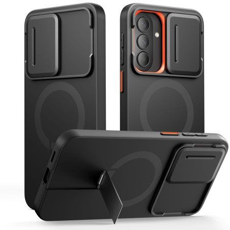 Kryt Tech-Protect KEVLAR AURA MAGSAFE Galaxy A57 black/orange