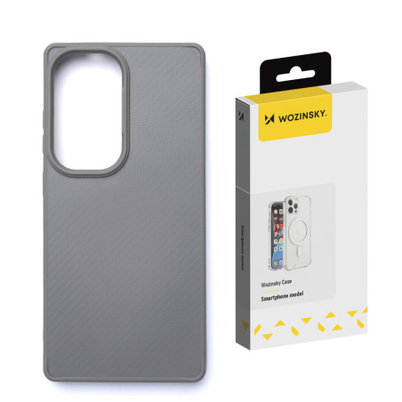Kryt Wozinsky CARBON FIBER pro Galaxy S25 - šedý