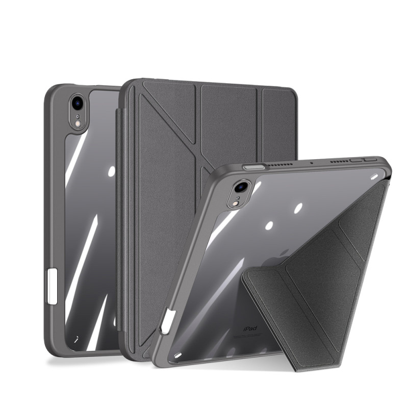 Dux Ducis Magi pouzdro pro iPad mini (2021) – chytré pouzdro se stojánkem a přihrádkou na Apple Pencil, šedé