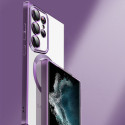 Kryt Wozinsky Electroplated Magsafe Galaxy S24 FE modrá