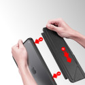Dux Ducis Magi pouzdro pro iPad mini (2021) – chytré pouzdro se stojánkem a přihrádkou na Apple Pencil, šedé