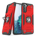 Kryt Wozinsky RING ARMOR TOUGH HYBRID pro Galaxy S22/S22+ - červený