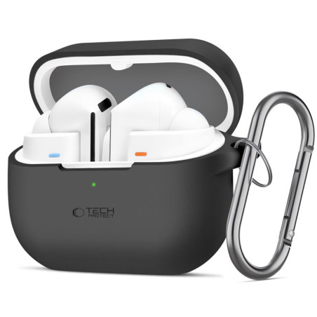 Pouzdro Tech-Protect SILICONE HOOK pro Galaxy Buds 3/3 Pro černé