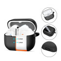 Pouzdro Tech-Protect SILICONE HOOK pro Galaxy Buds 3/3 Pro černé
