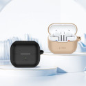 Pouzdro Tech-Protect Silicone Hook Case pro Galaxy Buds 3/3 Pro - hně