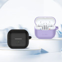 Pouzdro Tech-Protect SILICONE HOOK pro Galaxy Buds 3 - fialové