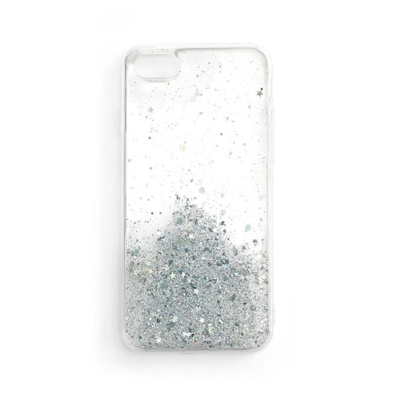 Kryt Wozinsky GLITTER STAR pro Samsung Galaxy A72 4G - transparentní