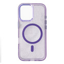 Kryt Wozinsky GLITTER CASE MagSafe Galaxy S25 - fialová