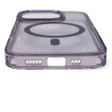 Kryt Wozinsky GLITTER CASE MagSafe Galaxy S25 - fialová