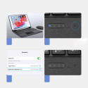 DUX DUCIS Obal s bezdrátovou klávesnicí a touchpadem pro iPad 10,2"/iPad Air 10,5", QWERTY, černá