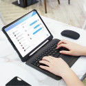 DUX DUCIS Obal s bezdrátovou klávesnicí a touchpadem pro iPad Air 10,9"/iPad Pro 11", QWERTY, černá