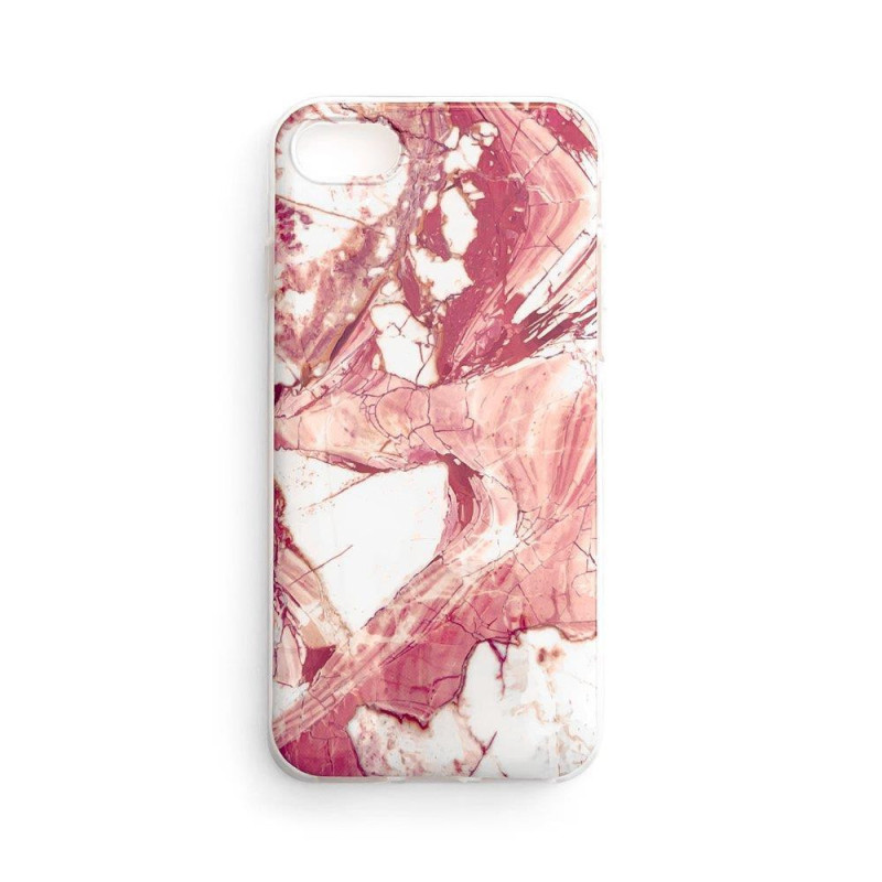 Kryt Wozinsky MARBLE pro Samsung Galaxy A73 - růžový