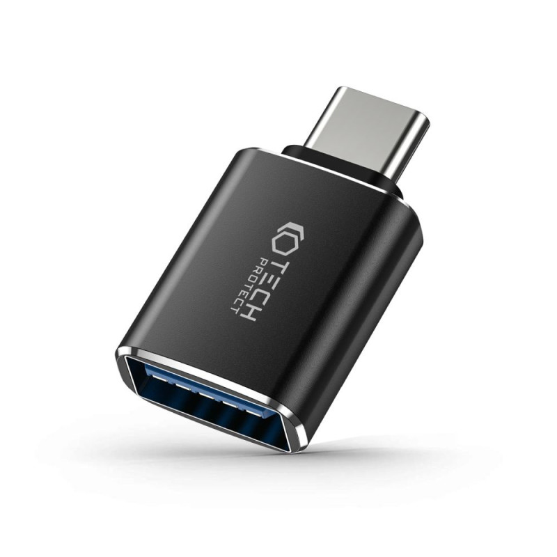 Adaptér Tech-Protect Ultraboost USB-C/USB-A OTG Černý