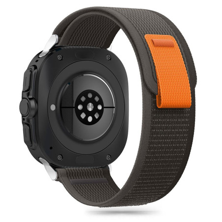 Řemínek Tech-Protect Nylon pro Galaxy Watch Ultra 47 mm - black/oran