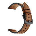 Řemínek Tech-Protect Leather pro Galaxy Watch - hnědý