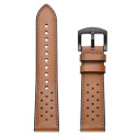 Řemínek Tech-Protect Leather pro Galaxy Watch - hnědý