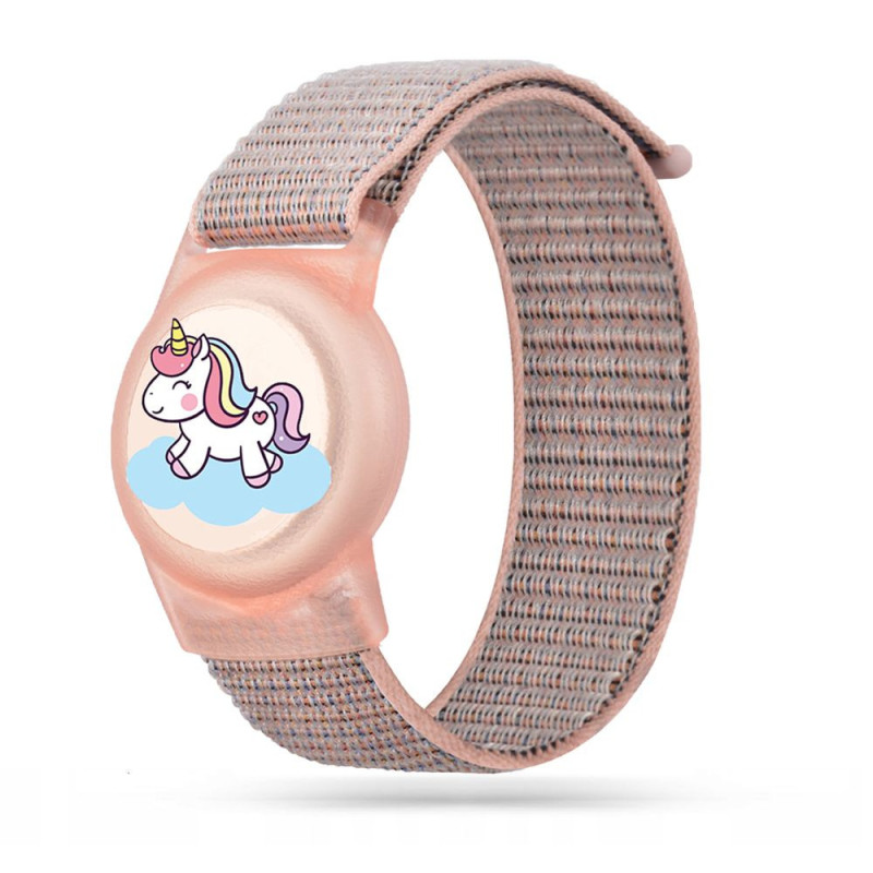 Řemínek Tech-Protect NYLON FOR KIDS APPLE AIRTAG 1 / 2 MAGIC PONY pro Apple AirTag - magic pony