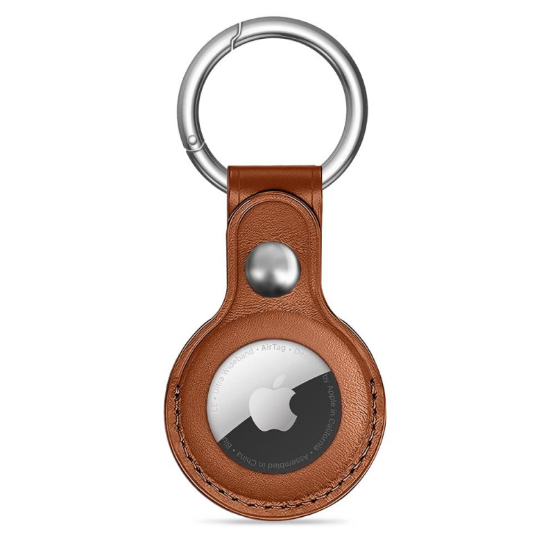 Kryt / pouzdro Tech-Protect NATURALFIT APPLE AIRTAG 1 / 2 pro AirTag - hnědá