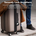 Brelok Tech-Protect ROUGH CHAIN pro Apple AirTag 1/2 - černá
