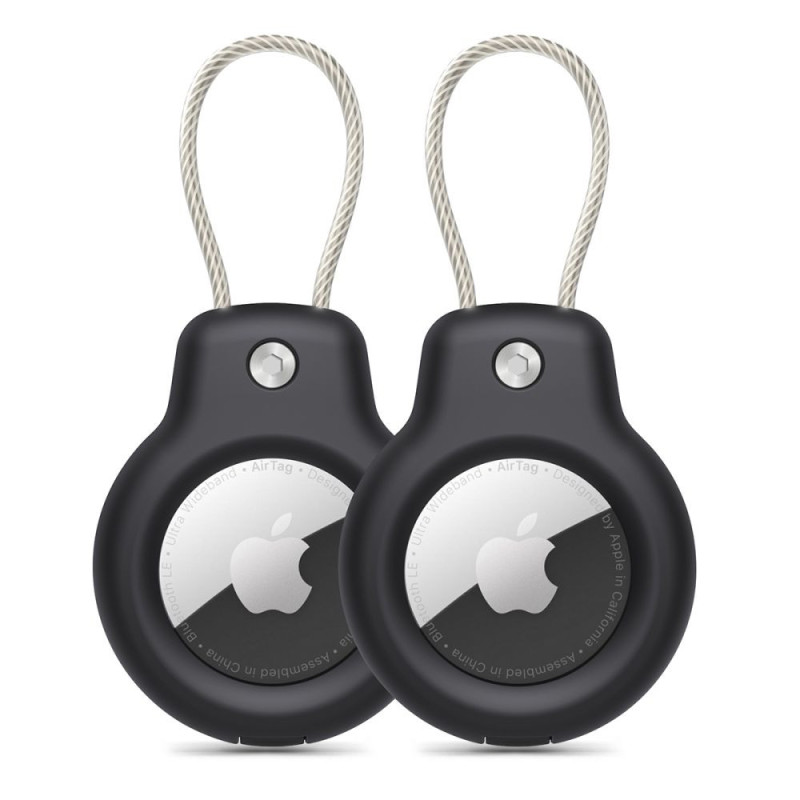 Pouzdro Tech-Protect ROUGH VEIN pro Apple AirTag - black