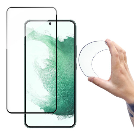 Ochranné sklo Wozinsky FULL COVER FLEXI Nano Glass pro Galaxy S22 - t