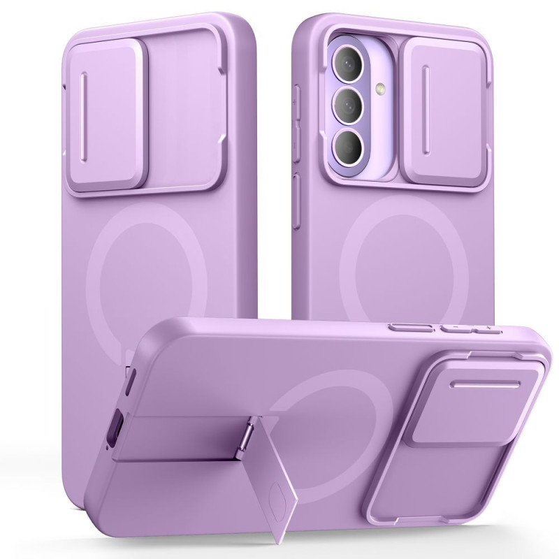 Kryt Tech-Protect KEVLAR Aura MagSafe pro Samsung Galaxy A57 - fialové