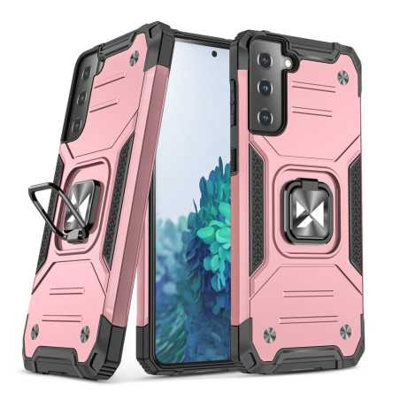 Kryt Wozinsky RING ARMOR TOUGH HYBRID pro Galaxy S22 Ultra - zlatá