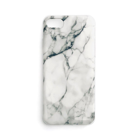 Kryt Wozinsky MARBLE pro Galaxy S22 Ultra – bílá