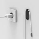 AG PREMIUM S6 Magnetický samolepící držák s drážkami na kabel pro mobilní telefon, černý