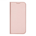 Dux Ducis Skin Pro pouzdro pro iPhone 16 Pro s klopou a slotem na karty - růžové
